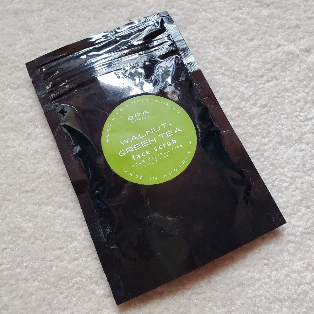 Spa Botanics Walnut + Green Tea Face Scrub